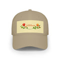 Folk Bloom floral vine embroidery patch Cap | Low Profile Baseball Cap