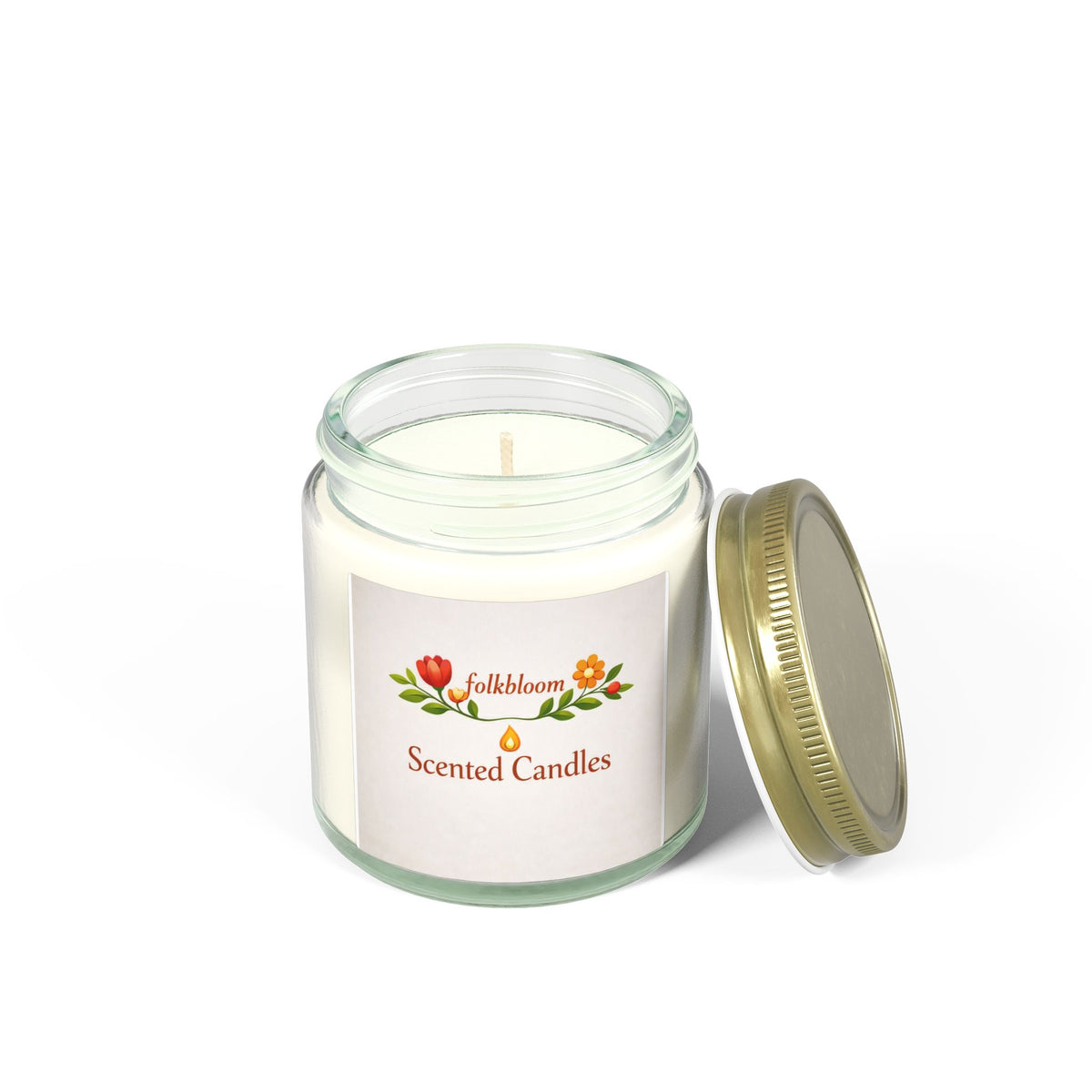 Coconut Apricot Scented Candle (4oz or 9oz)