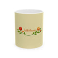 Folkbloom Floral Ceramic Mug — Vintage Flower Coffee Cup (11oz & 15oz)