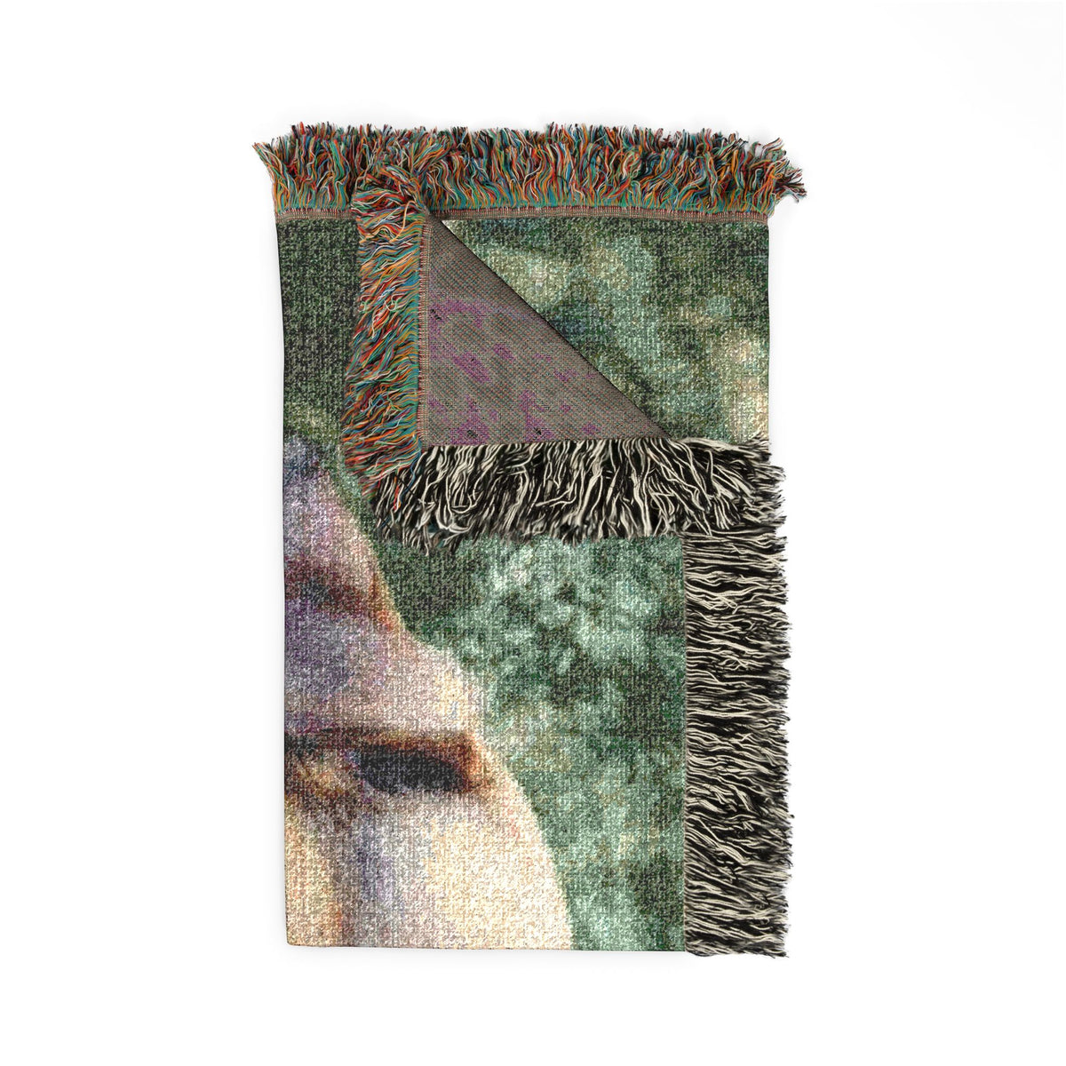 Puppy Portrait Woven Blanket | Dog Throw Blanket, Pet Tapestry
