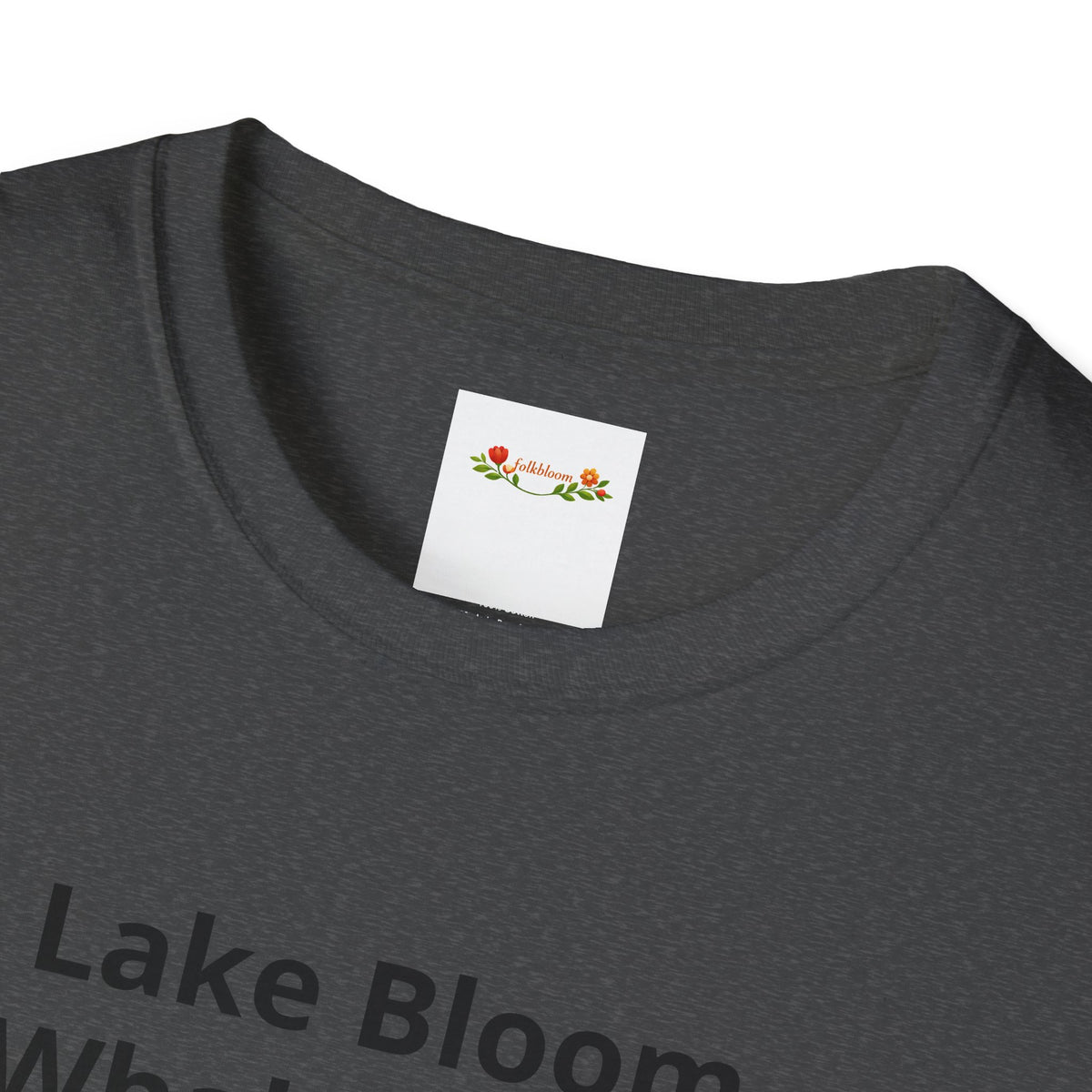 Lake Bloom Whale Tours T-Shirt — Cute Blue Whale Graphic Tee