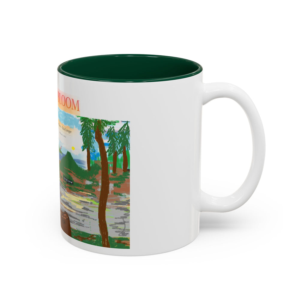 Lake Bloom Camper Mug — Scenic Adventure Coffee Cup (11oz/15oz)