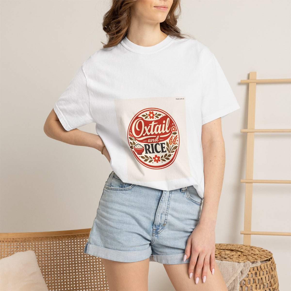 Oxtail and Rice Vintage Logo T-Shirt