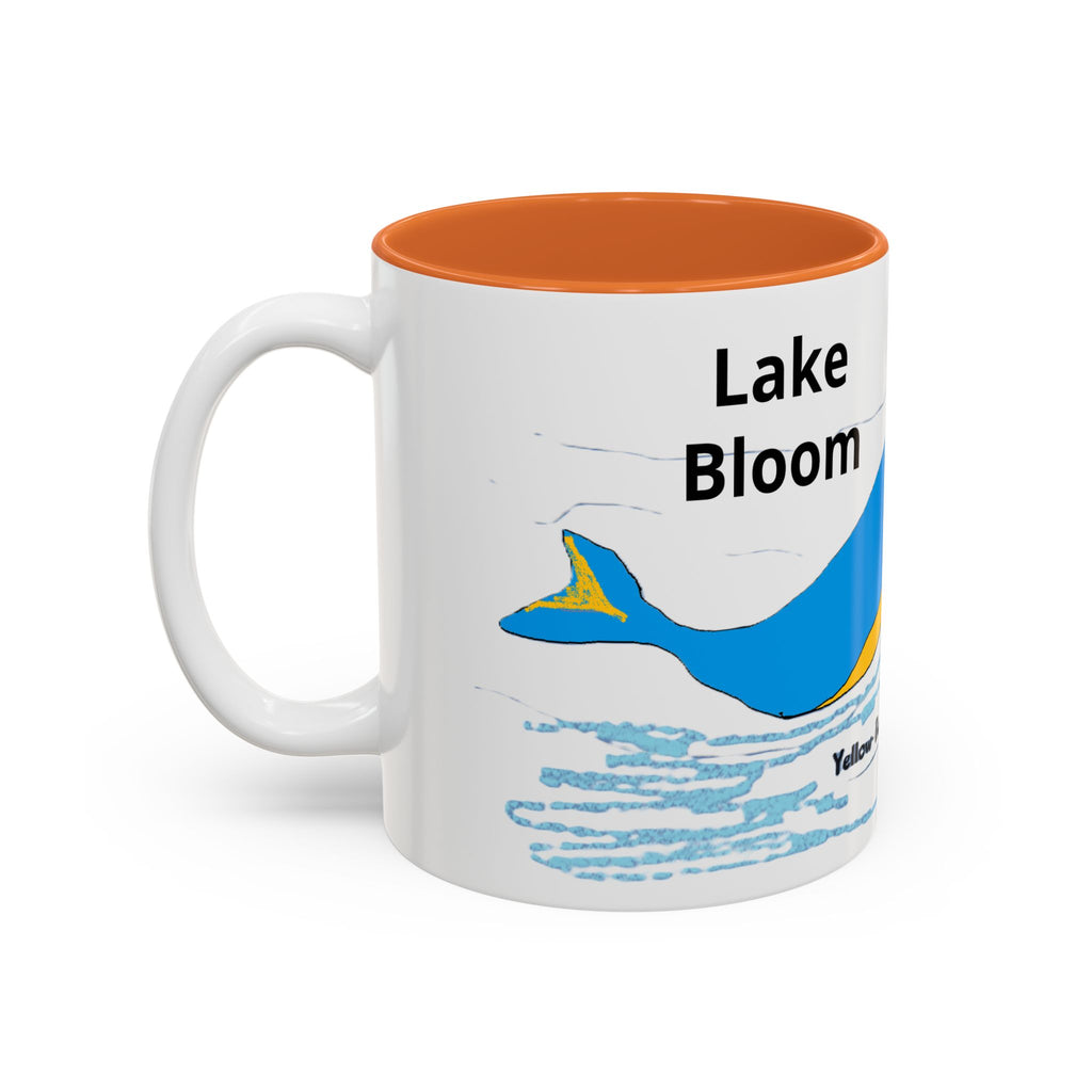 Yellow Belly Whale Two-Tone Accent Mug (11oz & 15oz)
