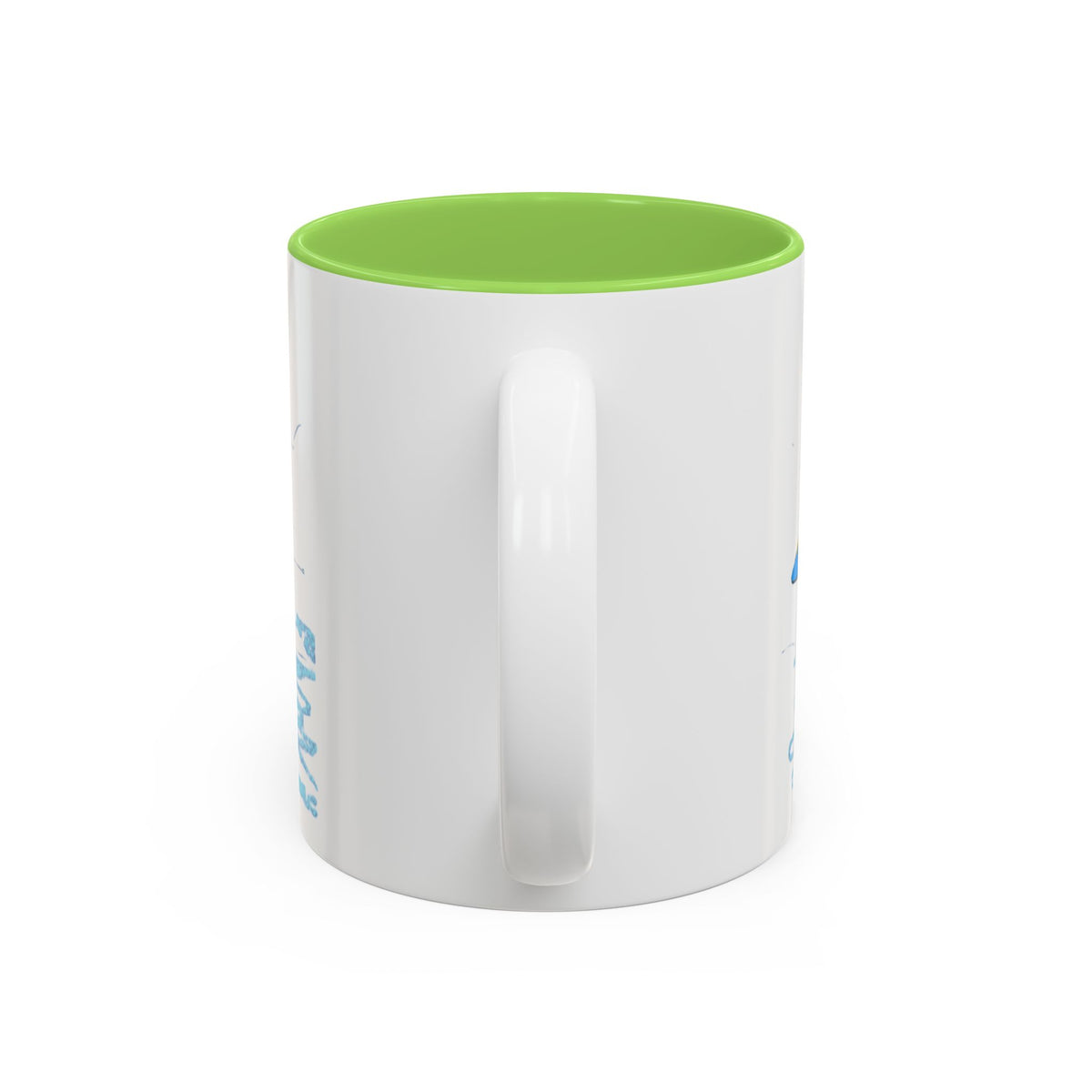 Yellow Belly Whale Two-Tone Accent Mug (11oz & 15oz)