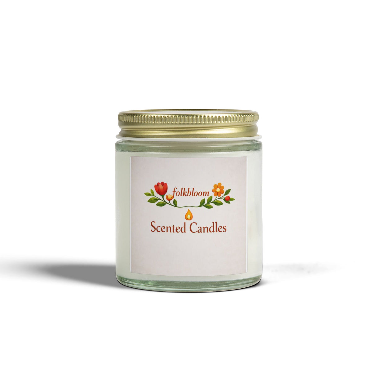 Coconut Apricot Scented Candle (4oz or 9oz)