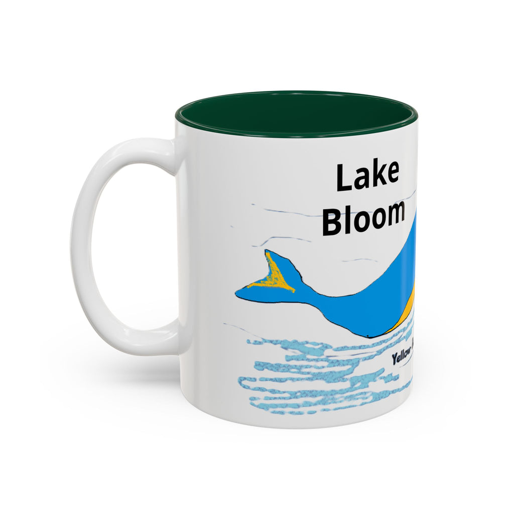 Yellow Belly Whale Two-Tone Accent Mug (11oz & 15oz)