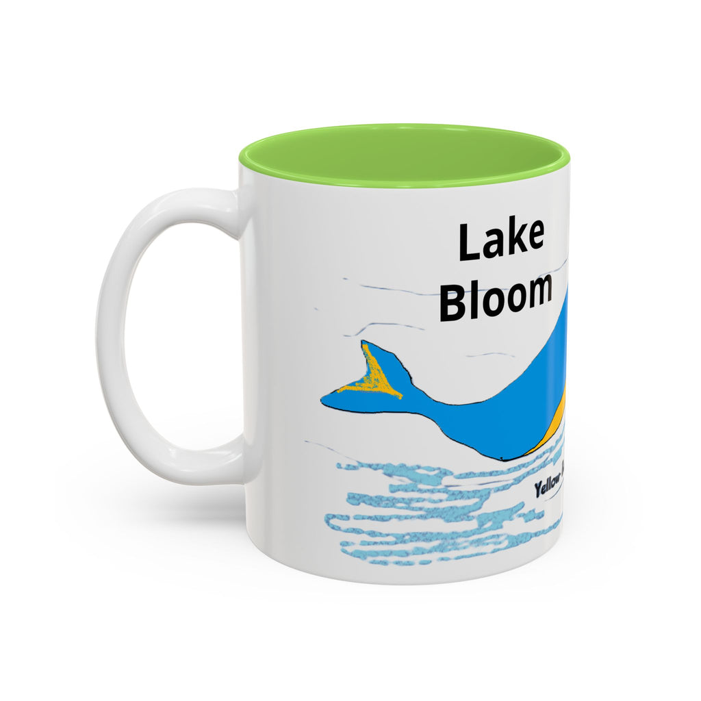 Yellow Belly Whale Two-Tone Accent Mug (11oz & 15oz)