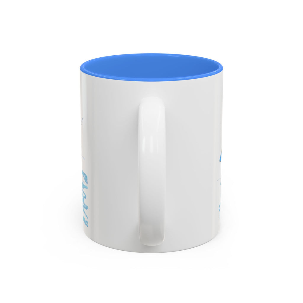 Yellow Belly Whale Two-Tone Accent Mug (11oz & 15oz)