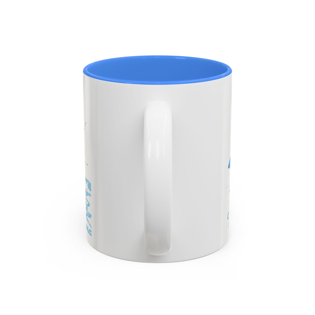 Yellow Belly Whale Two-Tone Accent Mug (11oz & 15oz)