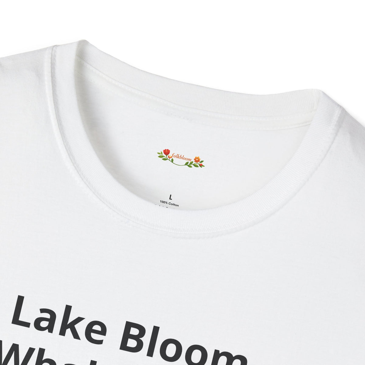 Lake Bloom Whale Tours T-Shirt — Cute Blue Whale Graphic Tee