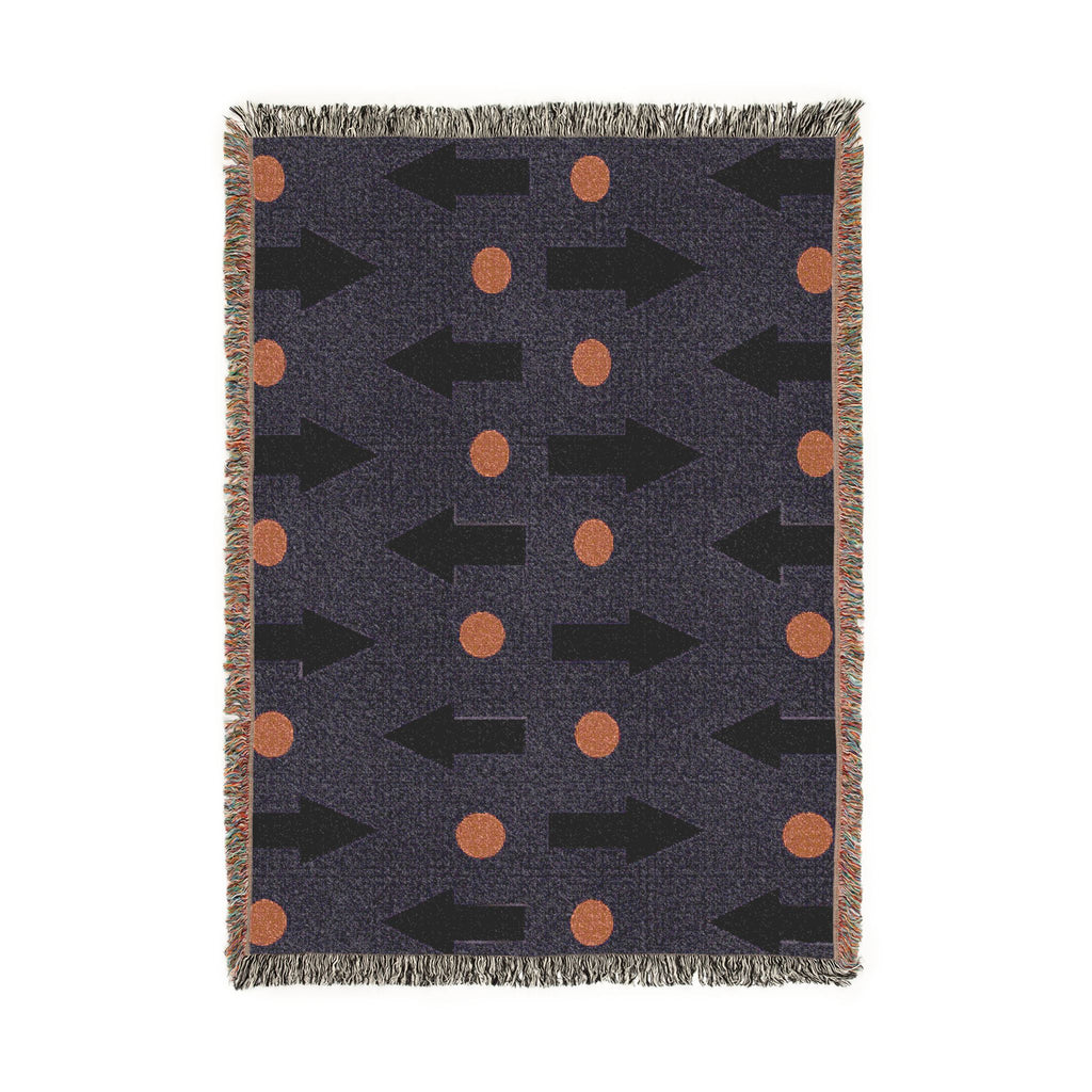 Geometric Arrow Woven Blanket