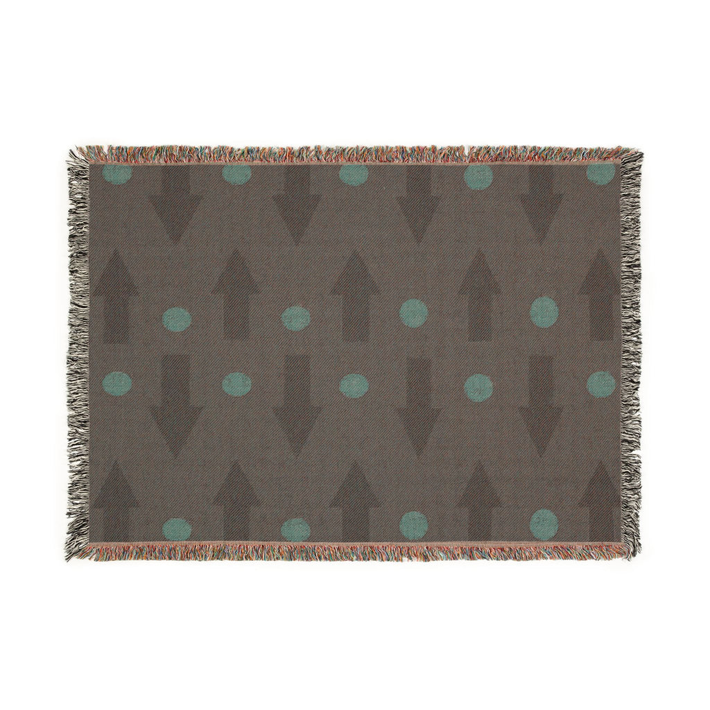 Geometric Arrow Woven Blanket
