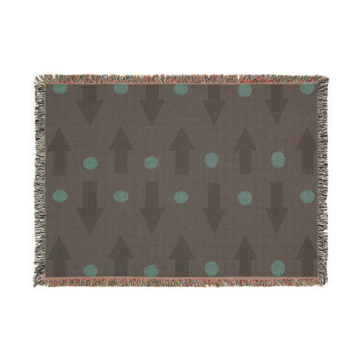 Geometric Arrow Woven Blanket