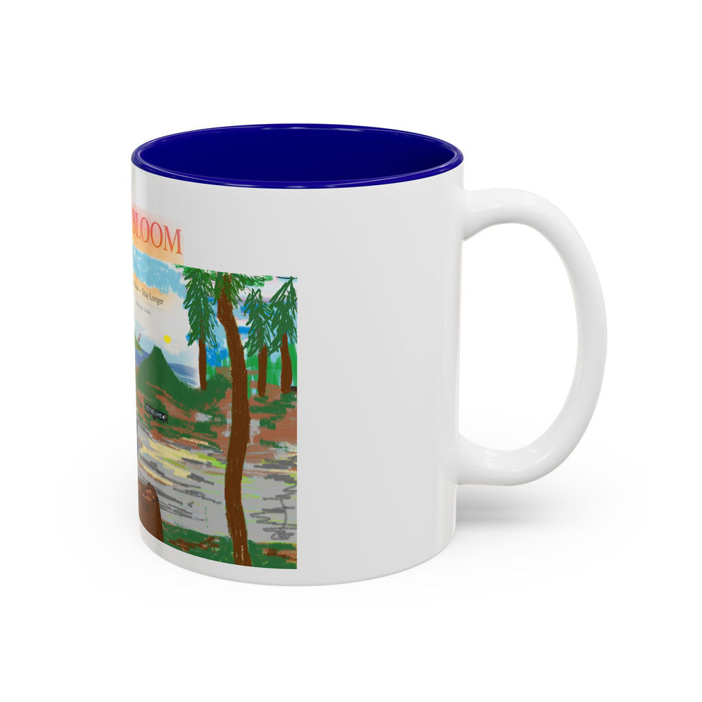 Lake Bloom Camper Mug — Scenic Adventure Coffee Cup (11oz/15oz)