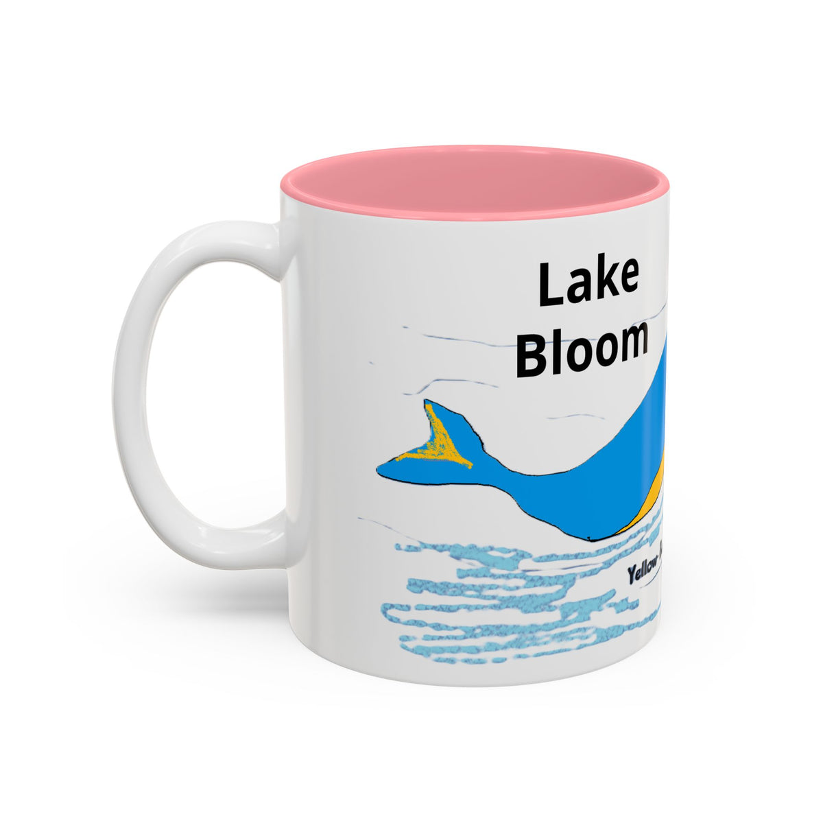 Yellow Belly Whale Two-Tone Accent Mug (11oz & 15oz)