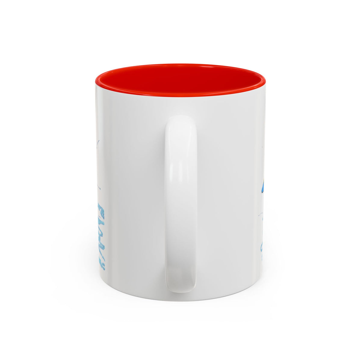 Yellow Belly Whale Two-Tone Accent Mug (11oz & 15oz)