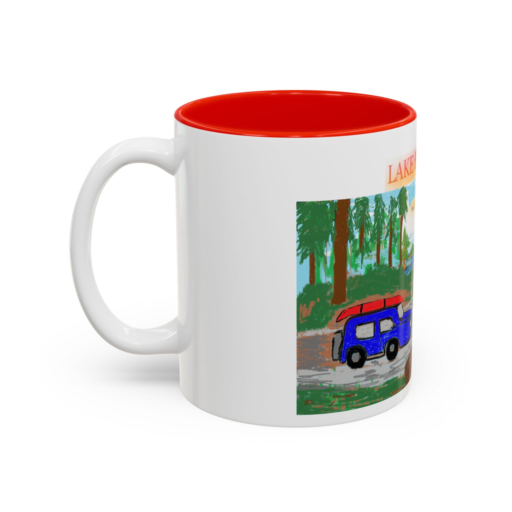 Lake Bloom Camper Mug — Scenic Adventure Coffee Cup (11oz/15oz)