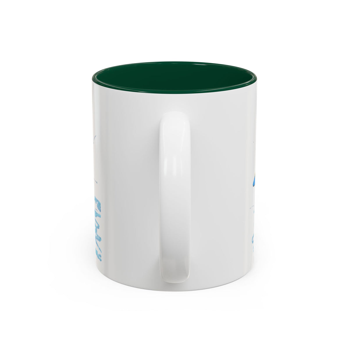 Yellow Belly Whale Two-Tone Accent Mug (11oz & 15oz)