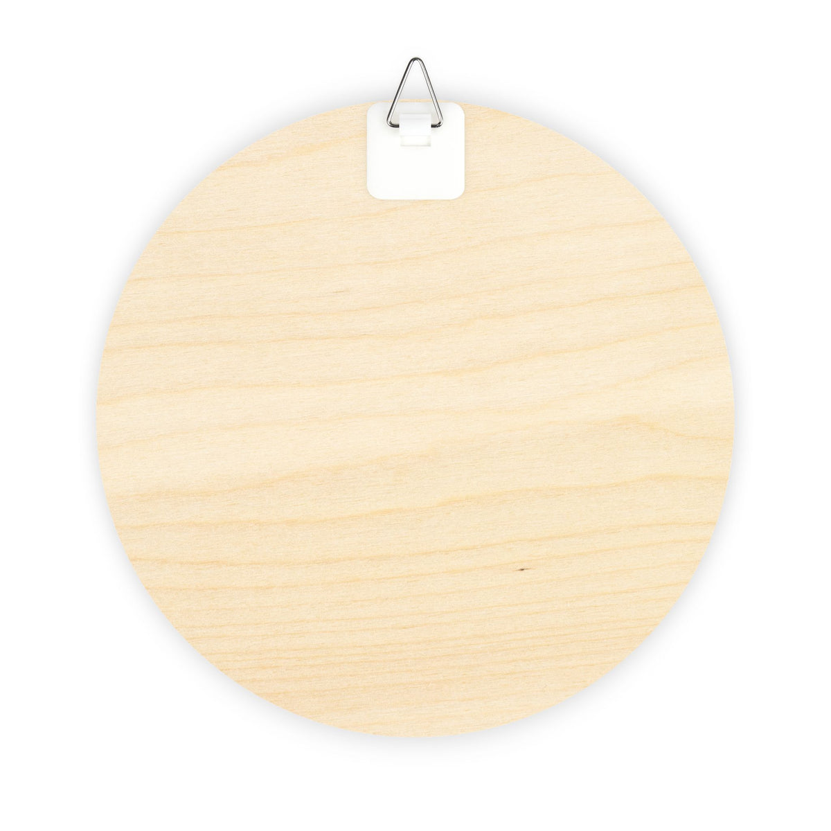 Folk Bloom Round Wood Sign – Floral Sunset Decorative Plaque