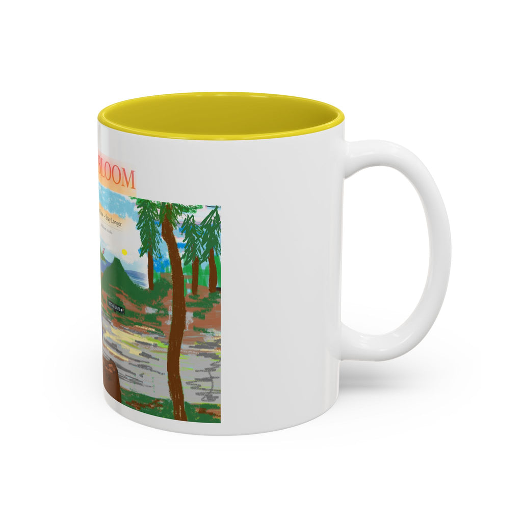 Lake Bloom Camper Mug — Scenic Adventure Coffee Cup (11oz/15oz)