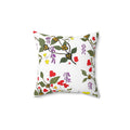 Hand-drawn Floral Pattern Pillow | Square Polyester Pillow