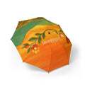 Floral Folk Art Foldable Umbrella – 'Folktbloom' Compact Rain Guard