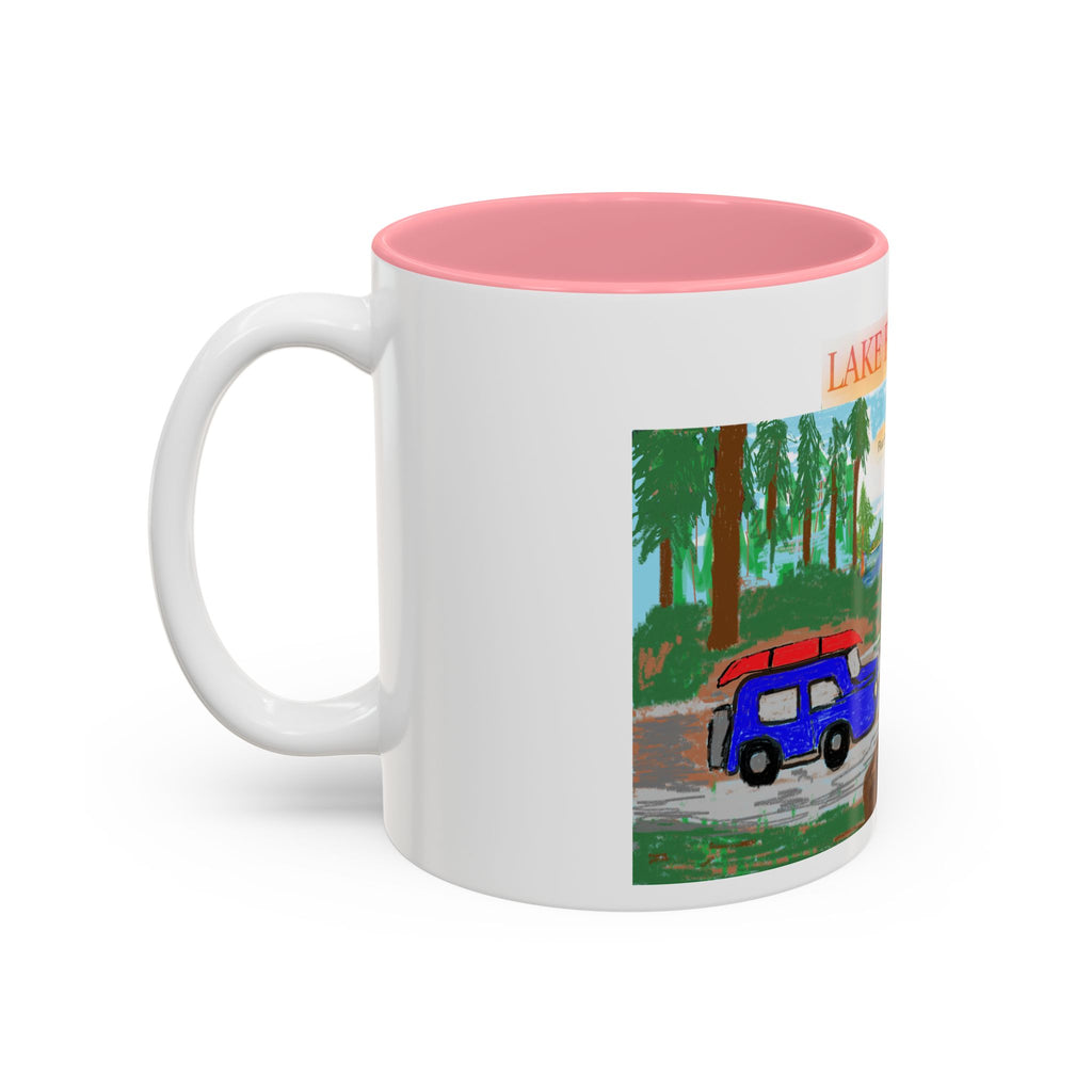 Lake Bloom Camper Mug — Scenic Adventure Coffee Cup (11oz/15oz)