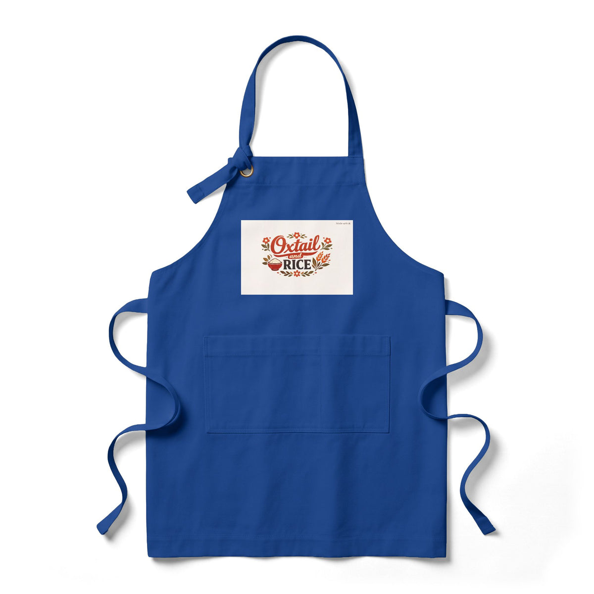 Oxtail and Rice - Heavy Twill Bib Cooking Apron