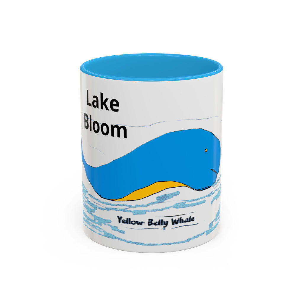 Yellow Belly Whale Two-Tone Accent Mug (11oz & 15oz)