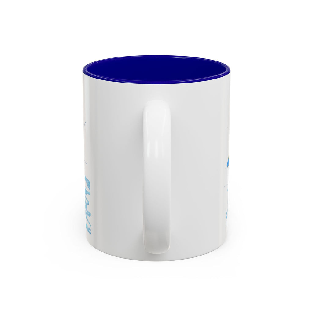 Yellow Belly Whale Two-Tone Accent Mug (11oz & 15oz)