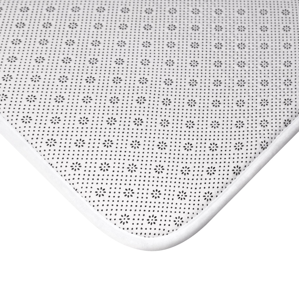 Green Vine Bath Mat – Leaf Pattern Bathroom Rug