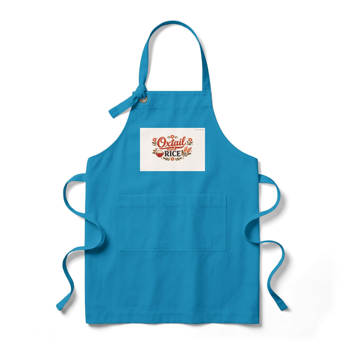 Oxtail and Rice - Heavy Twill Bib Cooking Apron