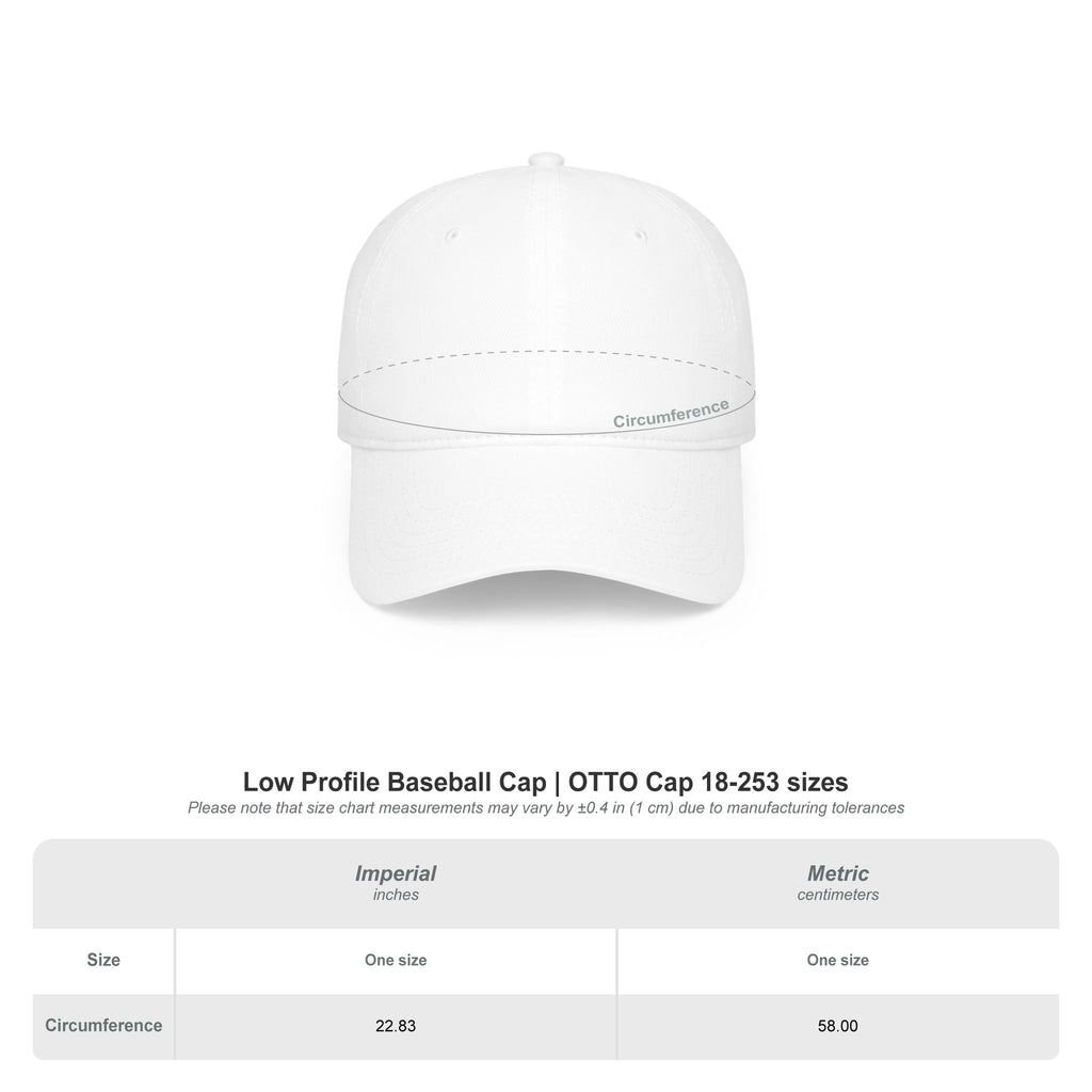 Folk Bloom Mandala Low Profile Cap | Floral Circular Emblem