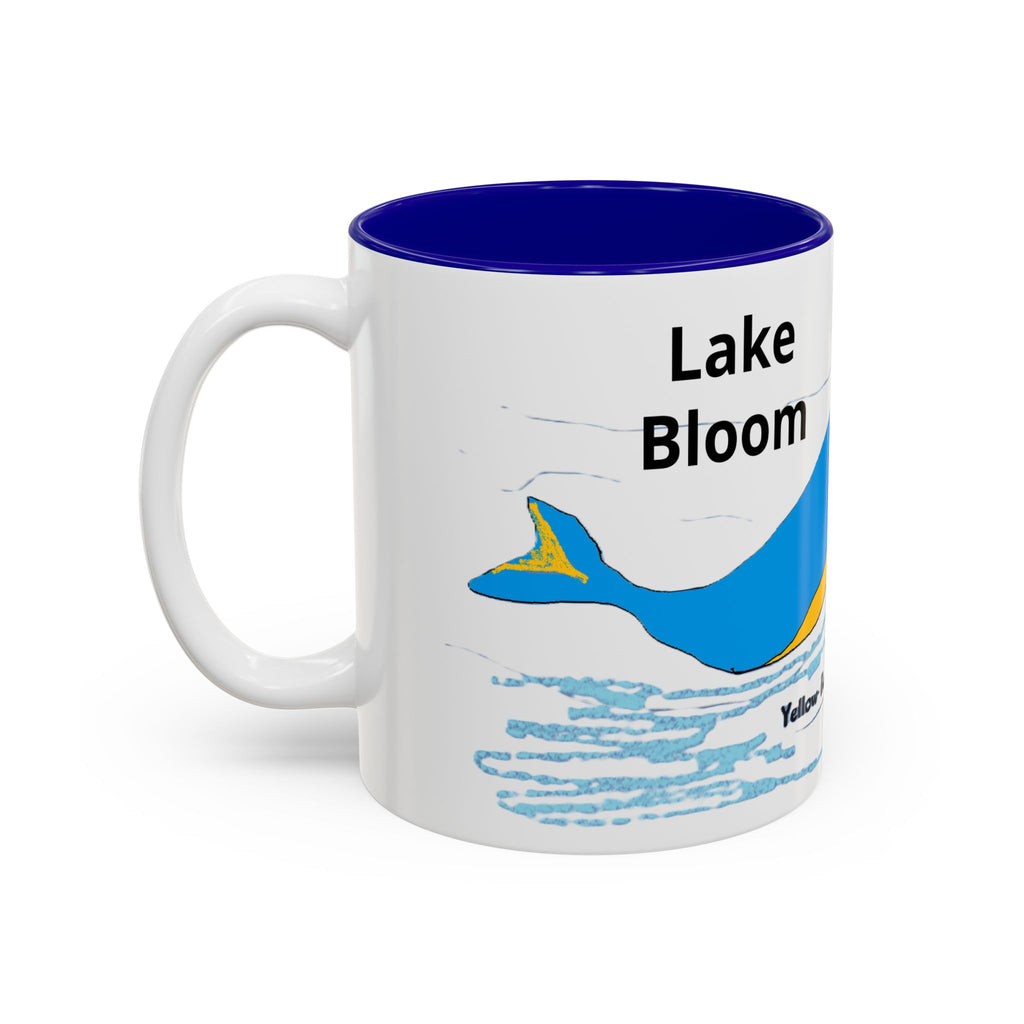 Yellow Belly Whale Two-Tone Accent Mug (11oz & 15oz)