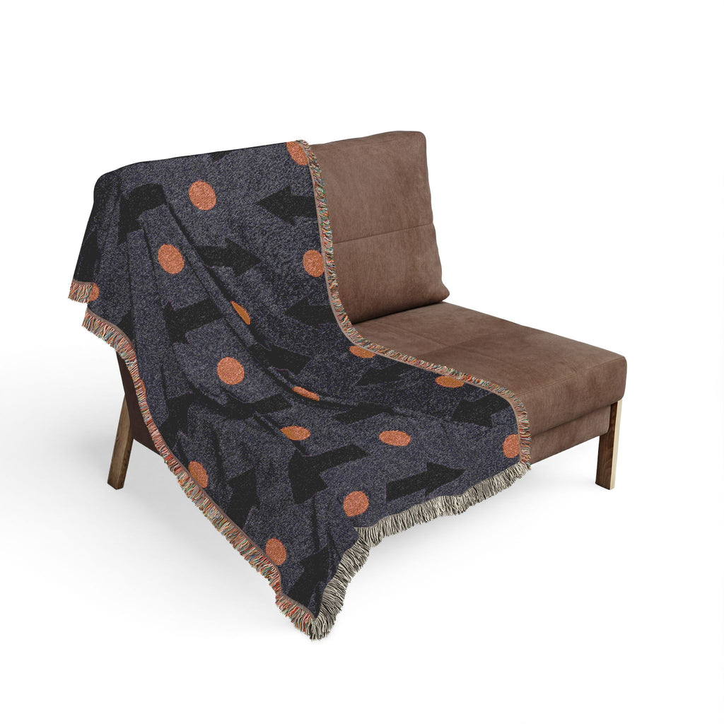 Geometric Arrow Woven Blanket