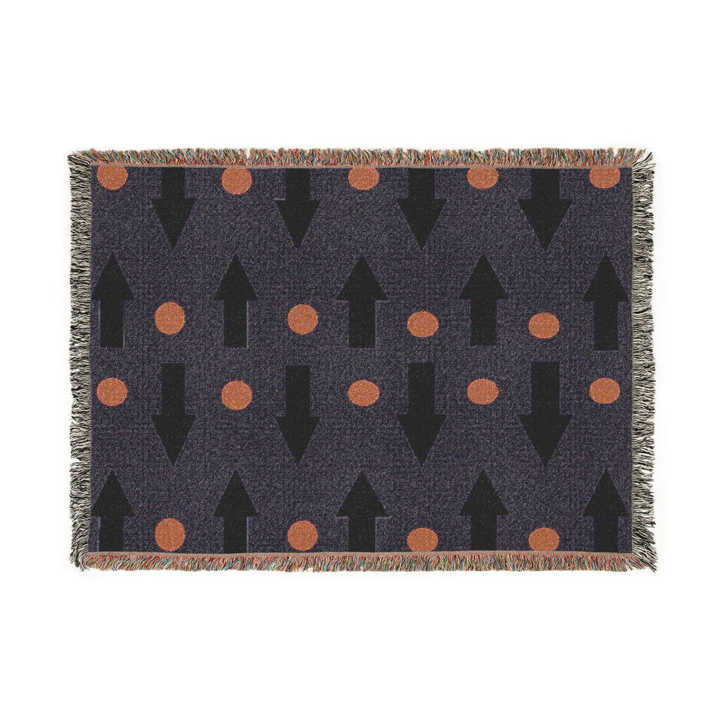 Geometric Arrow Woven Blanket