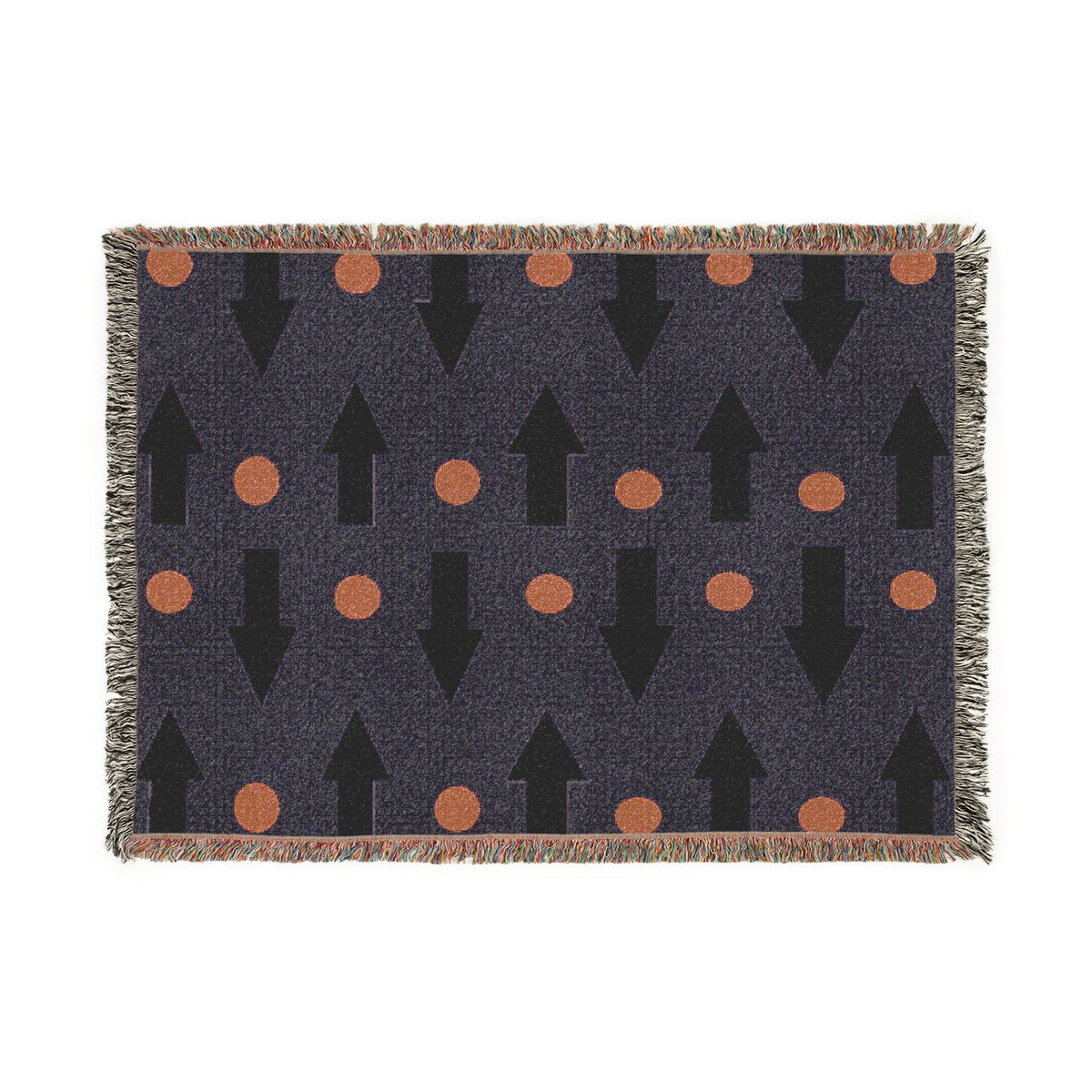Geometric Arrow Woven Blanket