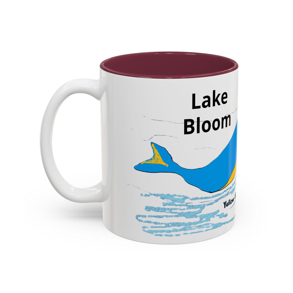 Yellow Belly Whale Two-Tone Accent Mug (11oz & 15oz)