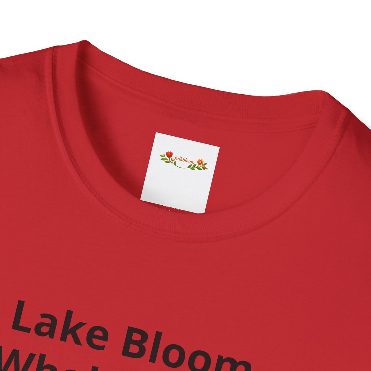 Lake Bloom Whale Tours T-Shirt — Cute Blue Whale Graphic Tee