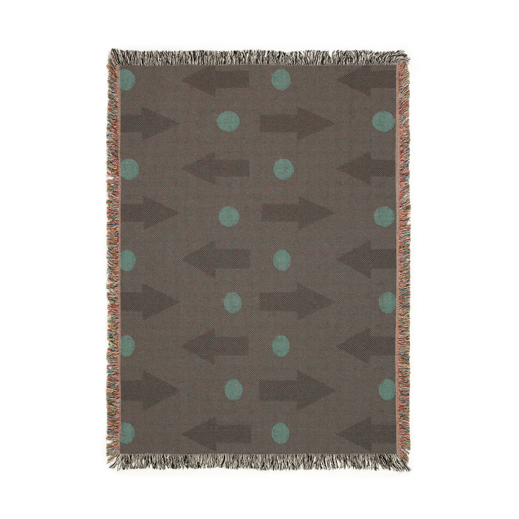 Geometric Arrow Woven Blanket