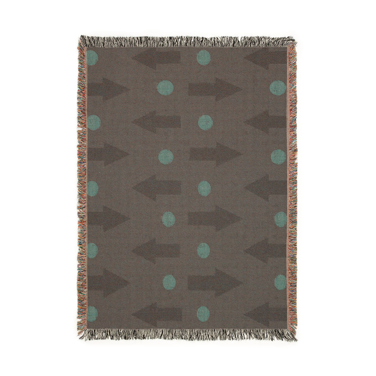 Geometric Arrow Woven Blanket