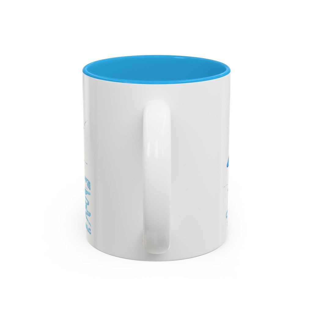 Yellow Belly Whale Two-Tone Accent Mug (11oz & 15oz)