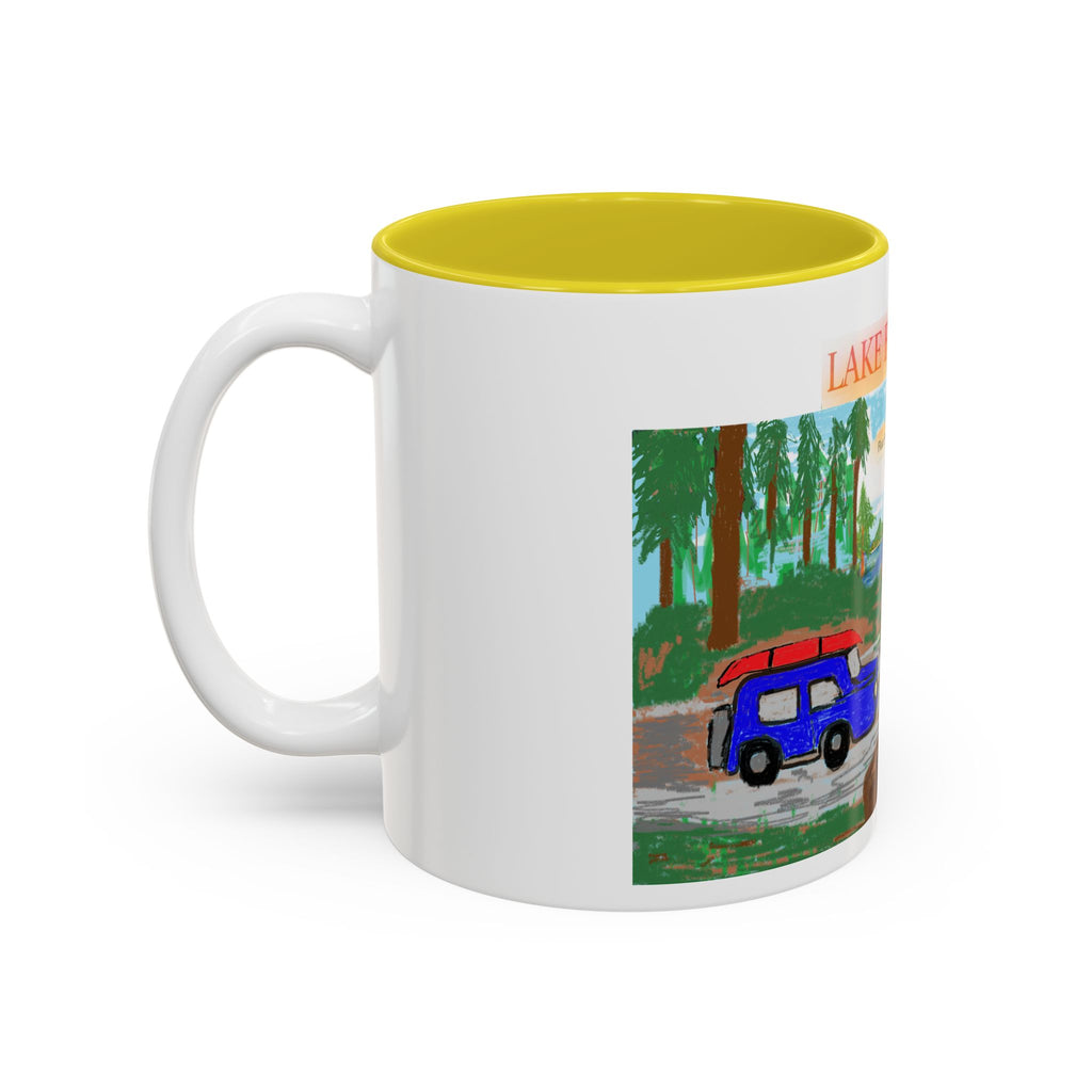 Lake Bloom Camper Mug — Scenic Adventure Coffee Cup (11oz/15oz)