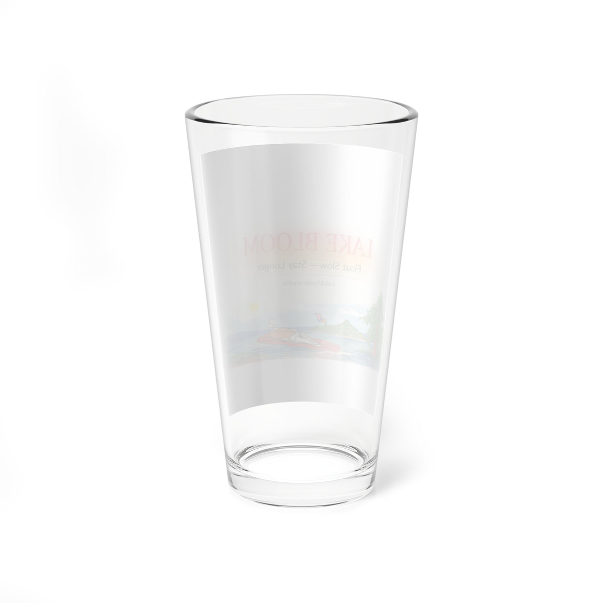 Lake Bloom 16oz Mixing Glass — Scenic Kayak Design