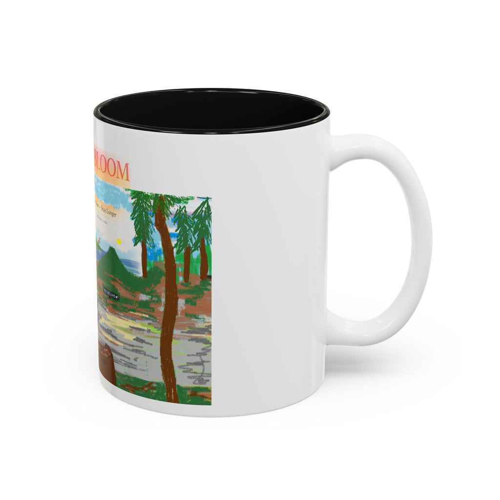 Lake Bloom Camper Mug — Scenic Adventure Coffee Cup (11oz/15oz)