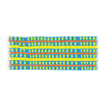 Light Scarf – Bright Geometric Striped Lightweight Fashion Scarf