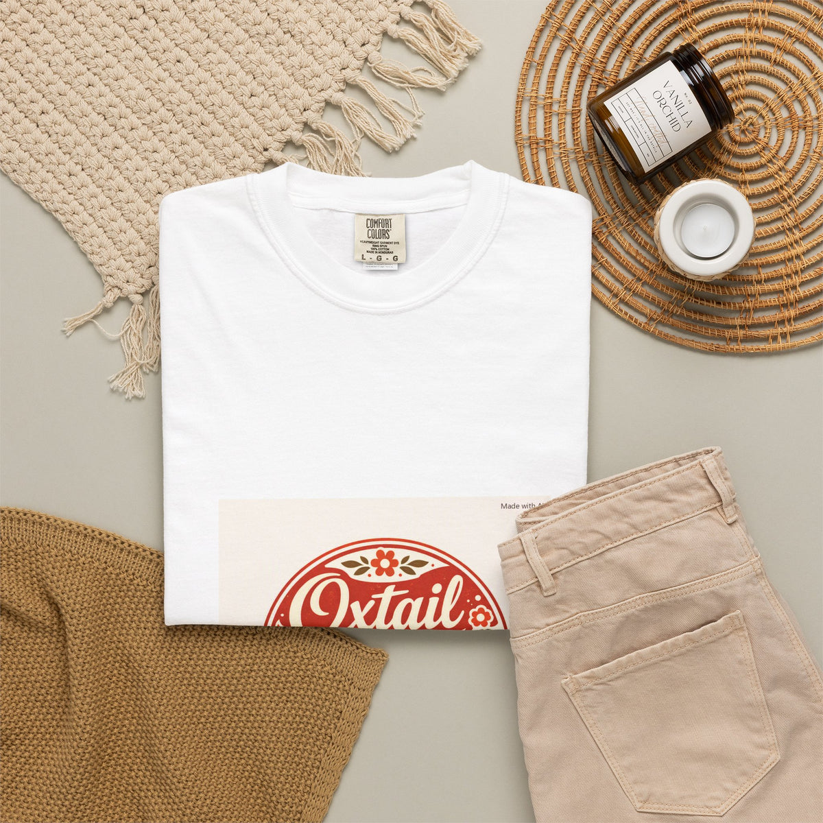 Oxtail and Rice Vintage Logo T-Shirt