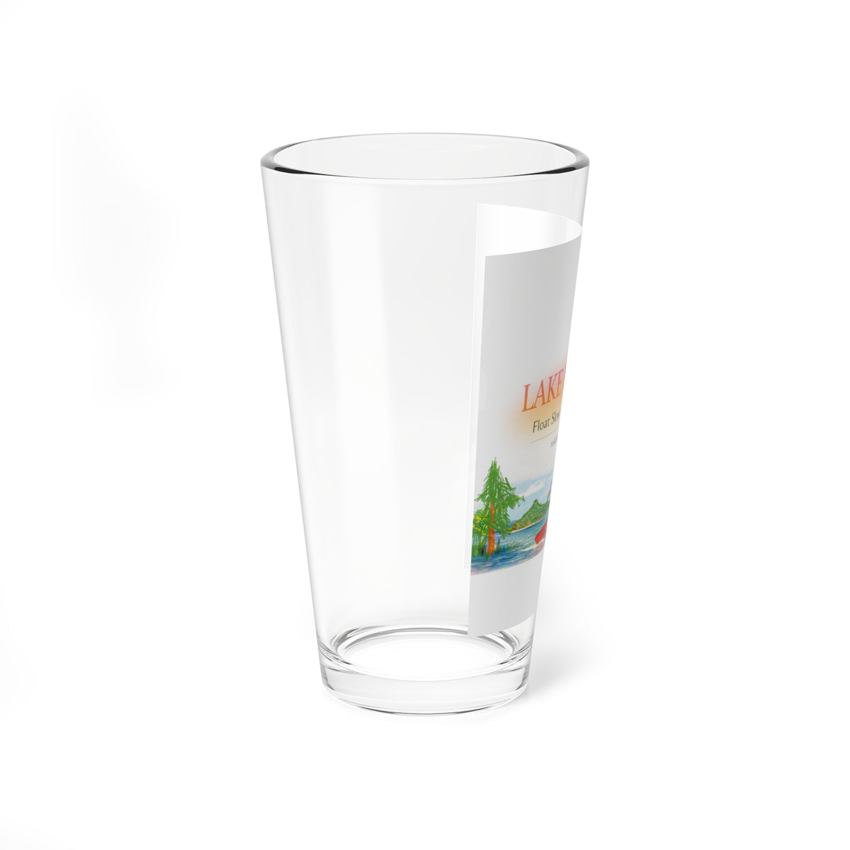 Lake Bloom 16oz Mixing Glass — Scenic Kayak Design