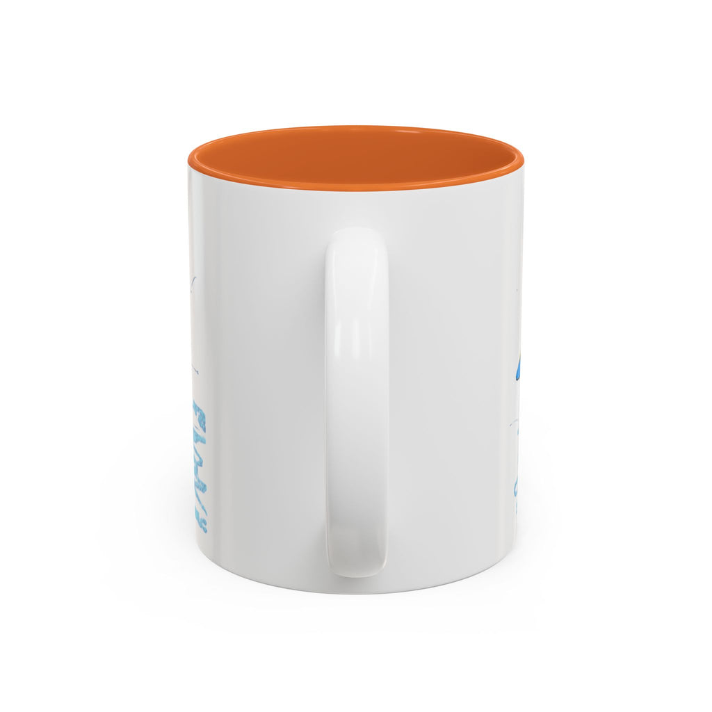 Yellow Belly Whale Two-Tone Accent Mug (11oz & 15oz)